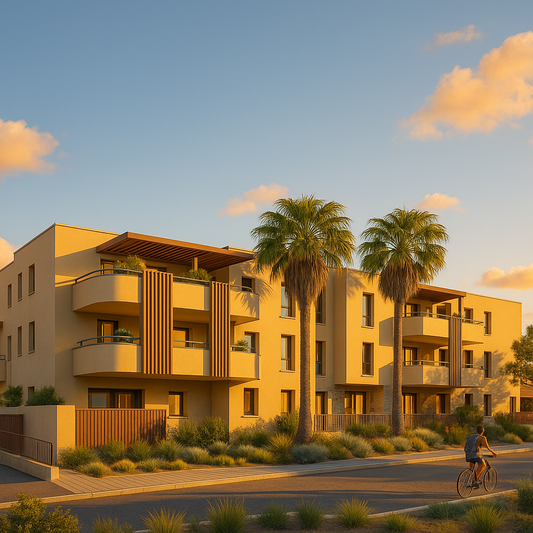 Nouveau : magnifique résidence au Grau du Roi, face aux Salins du Midi - du T2 au T4