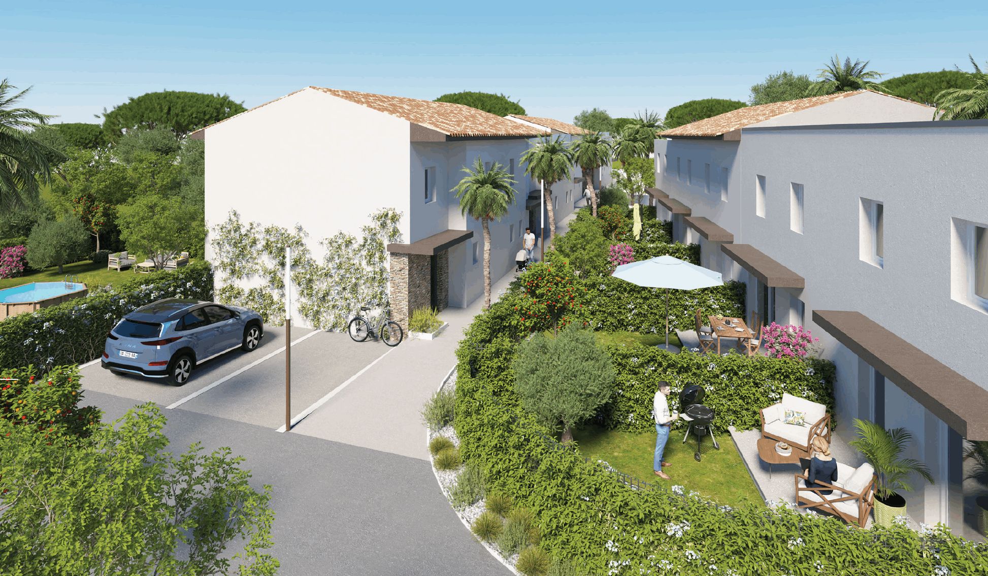 Charmantes villas clefs-en-main avec jardin à Marseillan - du T3 au T4