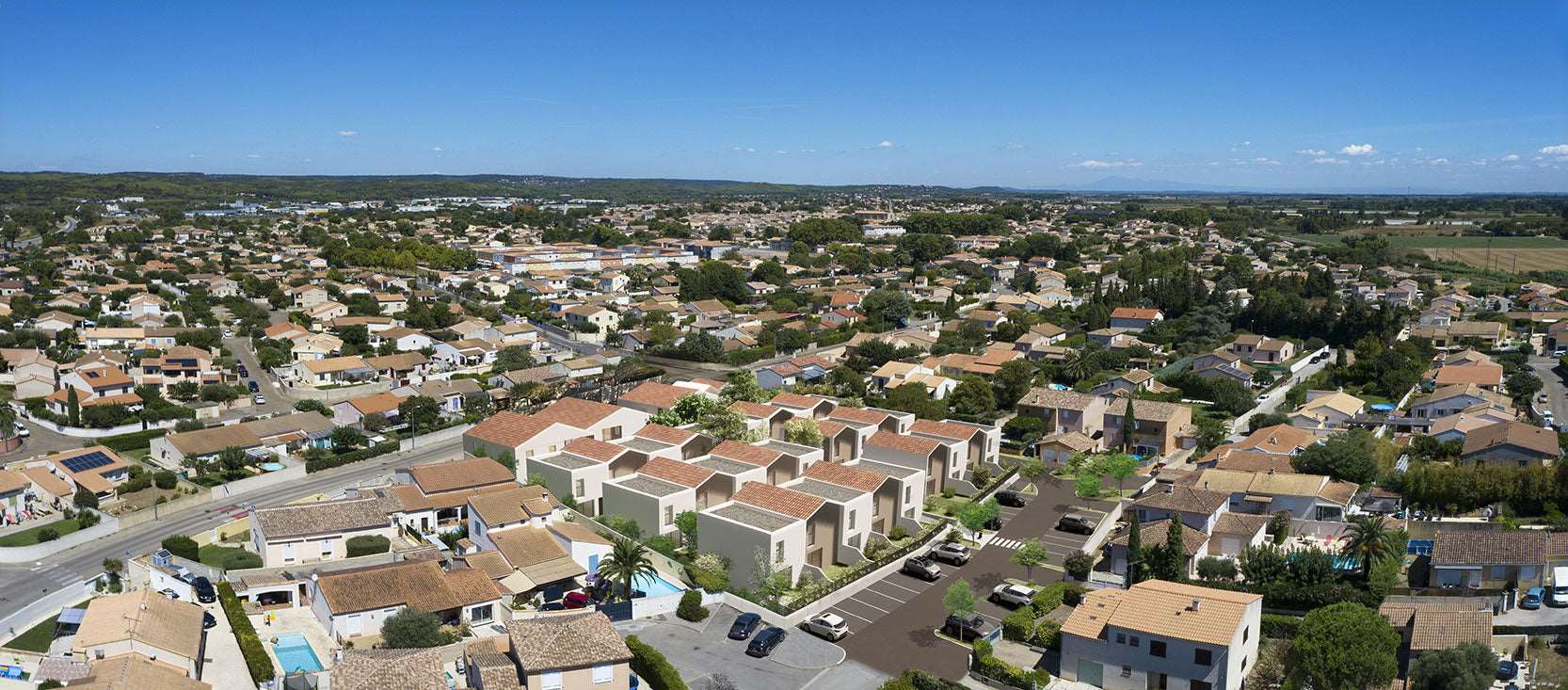 Charmantes villas clefs-en-main avec jardin à Marguerittes aux portes de Nîmes - T4