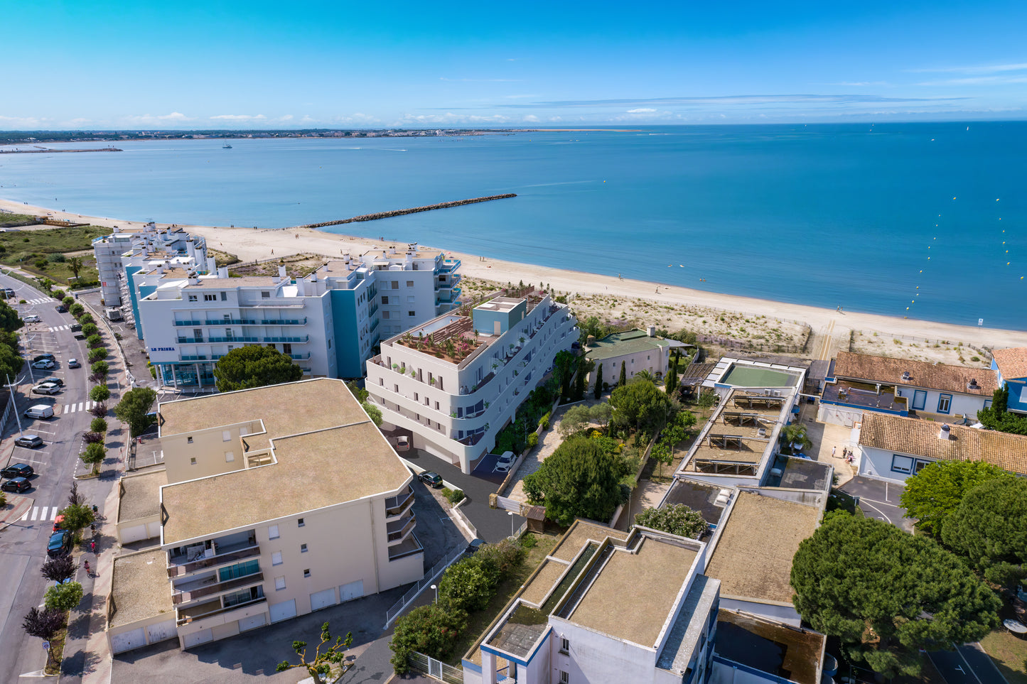 Superbe résidence neuve en livraison rapide au Grau du Roi, face à la mer - du T2 au T4
