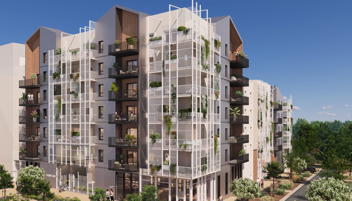 Urban residence in the popular eco-district of Port Marianne in Montpellier - from T2 to T5