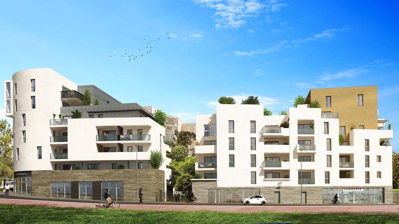 Contemporary residence in the dynamic Pompignane district of Montpellier - from T2 to T5